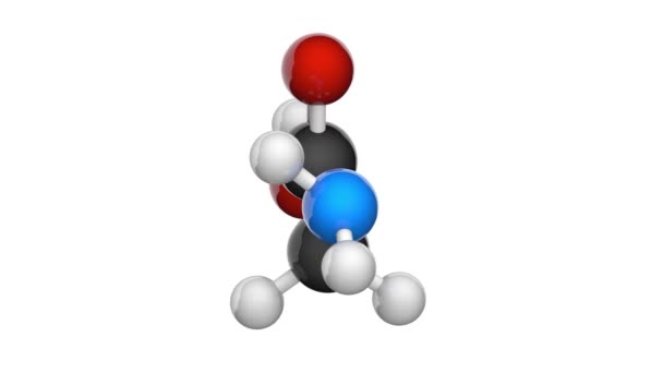 Glycine Symbool Gly Komt Voornamelijk Voor Gelatine Wordt Therapeutisch Gebruikt — Stockvideo