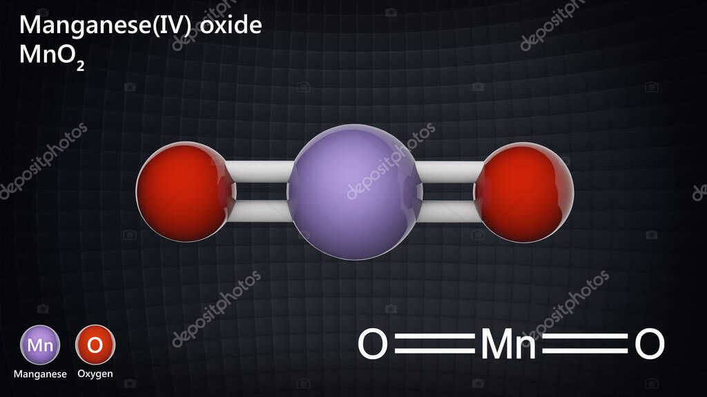 El óxido de manganeso (IV) (o dióxido de manganeso) es el compuesto