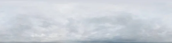 День Пасмурного Облака 360 Градусная Панорама Неба Земли Легкого Использования — стоковое фото