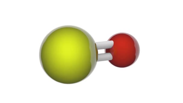 Strontiumoxid Oder Strontia Sro Oder Osr Entsteht Wenn Strontium Mit — Stockvideo