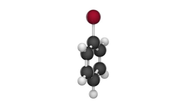 Bromobenzène Bromenzol Bromure Phényle Liquide Incolore Clair Avec Une Odeur — Video