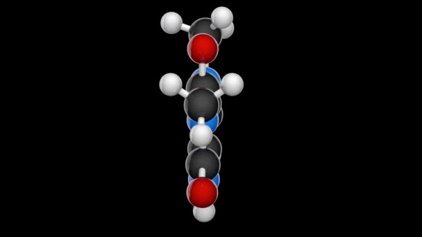 Paraxanthine Dimethylxanthine Een Dimethylderivaat Van Xanthine Dat Structureel Verwant Aan — Stockvideo