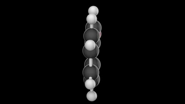 Bensaldehyd Bensoesaldehyd Aromatisk Aldehyd Som Används Kosmetika Formula C7H6O Återgivning — Stockvideo