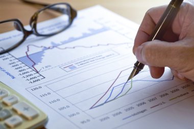 Finansal veri analizi, mavi tonu