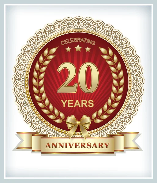 Carte Anniversaire 25 Ans Image Vectorielle Par Seriga C Illustration