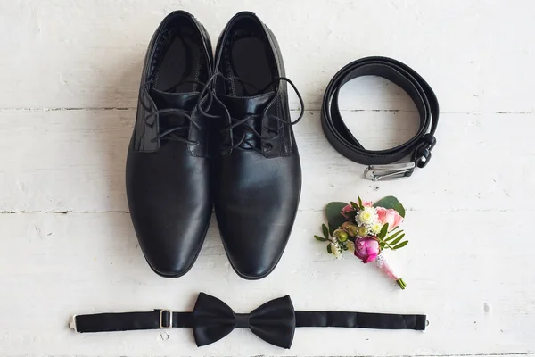 Gros plan sur les accessoires homme moderne — Photo