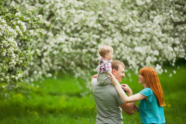 Glückliche Familie — Stockfoto