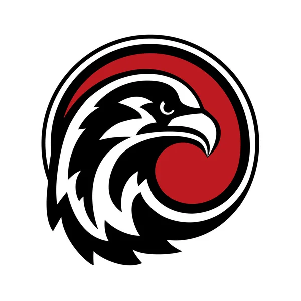 Diseño del logo del águila vector — Vector de stock