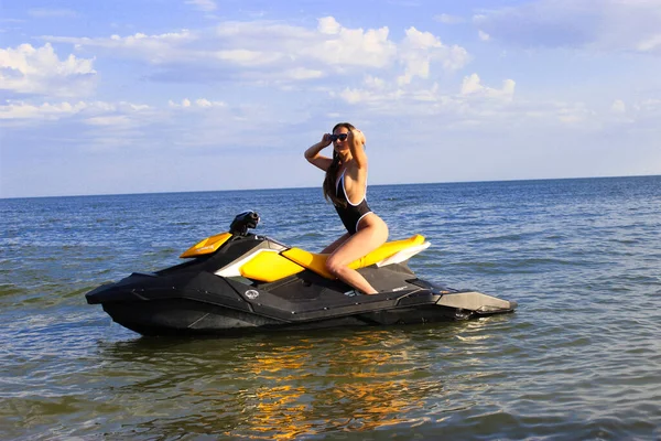 Beautiful Model Water Scooter — Stock Photo, Image