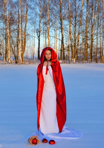 Ormanda küçük kırmızı bir başlık