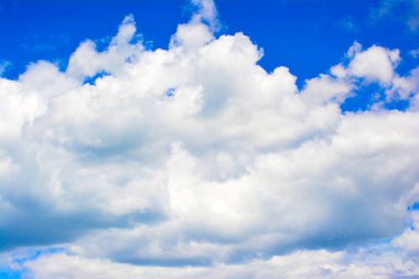 Beyaz Güzel Bulutlar Mavi Gökyüzü Güzel Arkaplan Duvarı