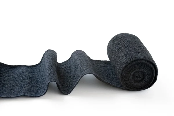 Black Elastic Sport Wrap — Stock Photo, Image