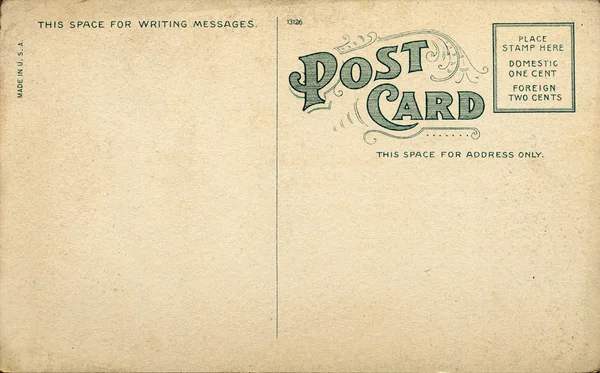 Unique Vintage Postcard — Stock Photo, Image