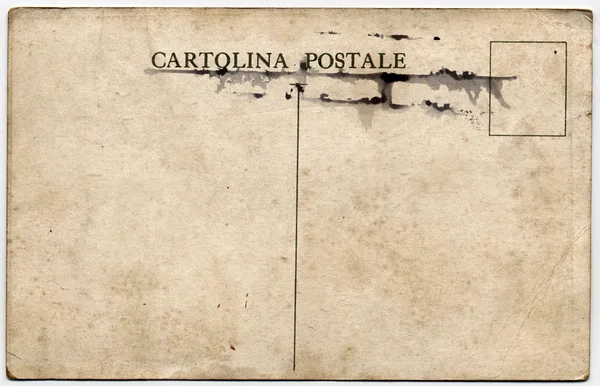 Cartolina Postale 1900s (Italian) — Stock Photo, Image