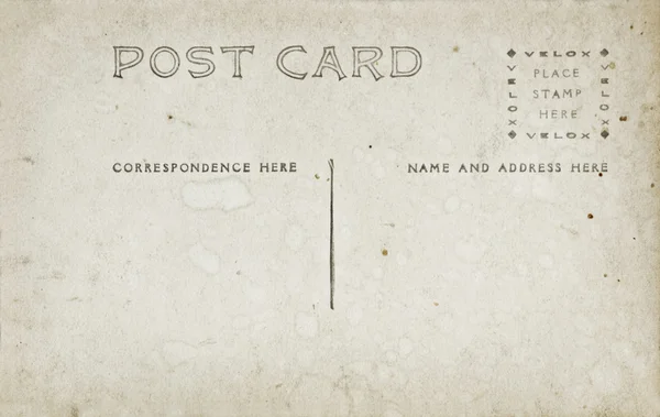 Antique Post Card — Stock Photo, Image