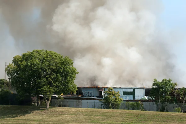 Warehouse Blaze — Stock Photo, Image