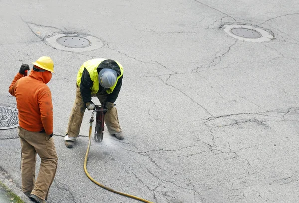 Jack Hammer Crew — Stock Photo, Image