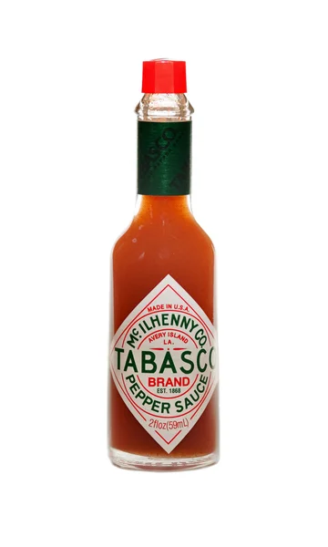 Molho de tabasco — Fotografia de Stock