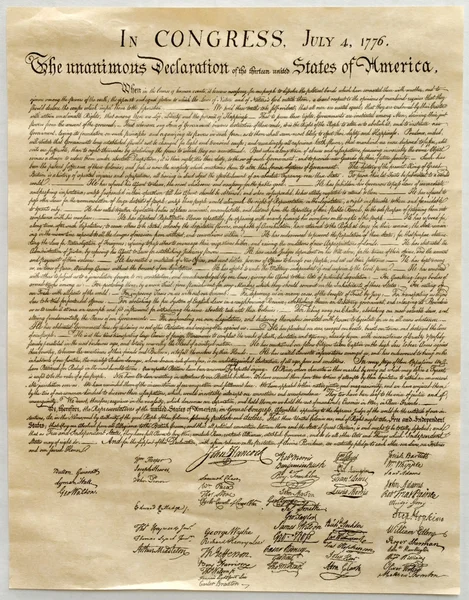 Declaration of Independence — Stock Photo, Image