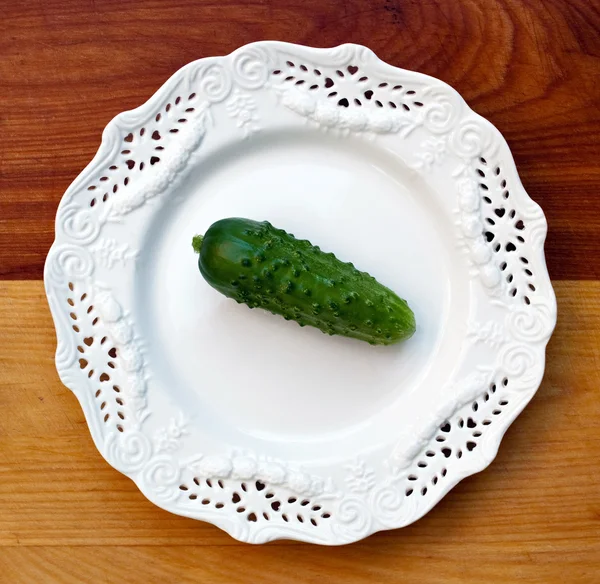 Fresh Pickle on A Plate — Stock Photo, Image