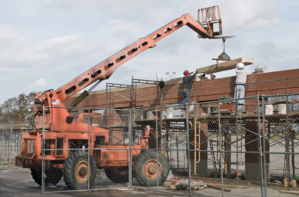 Colocación de la piedra angular — Foto de Stock