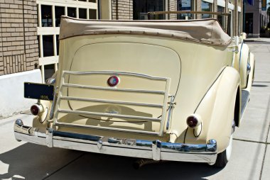 Luxury Vintage Car Rear clipart