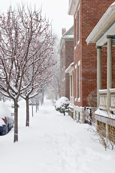 Drifted Sidewalk — Stock Photo, Image