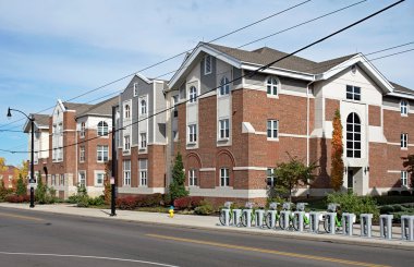 Apartments with Pblic Bike Share clipart