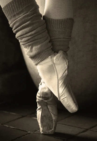 Piedi retrò ballerina — Foto Stock