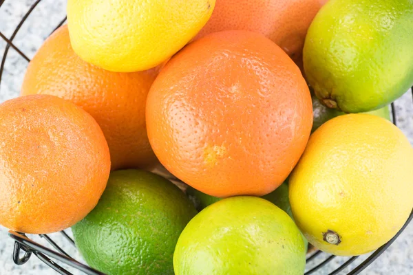 Assortment of citrus fruits. — Stock Photo, Image