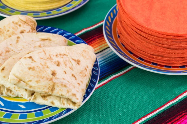 Assortment of mexican tortillas. — Stock Photo, Image