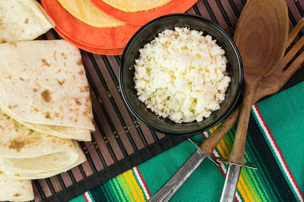 Assortment of mexican tortillas. — Stock Photo, Image