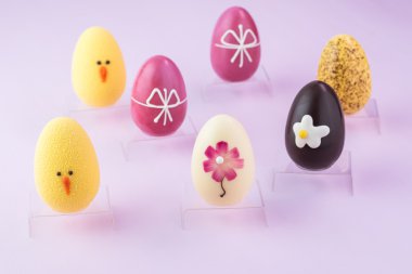 çikolata Paskalya yumurtaları.