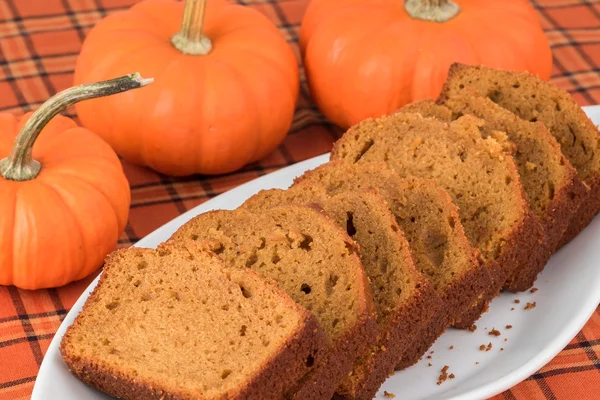 Pumpa grädde tårta. — Stockfoto