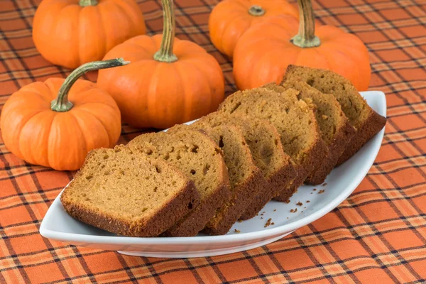 Pumpa grädde tårta. — Stockfoto