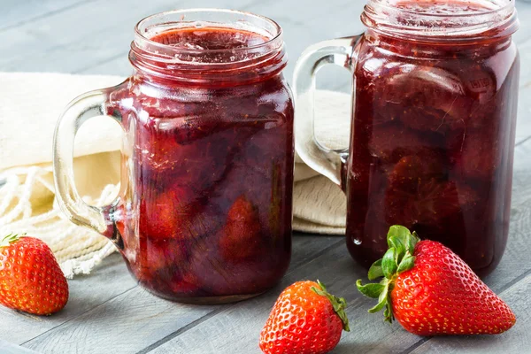 Strawberry jam. — Stock Photo, Image