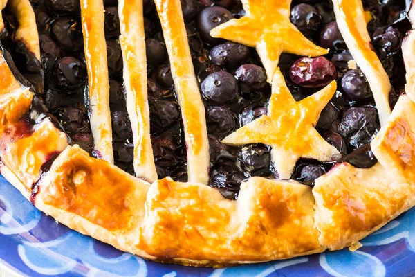 Blueberry pie. — Stock Photo, Image