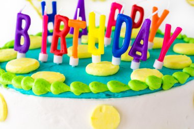 Doğum günü pastası.