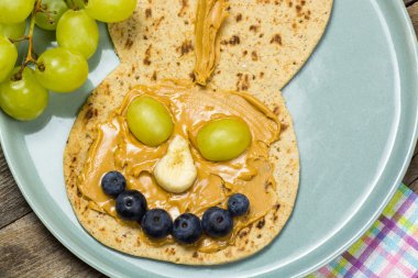 Okul Öğle Yemeği sandviç.