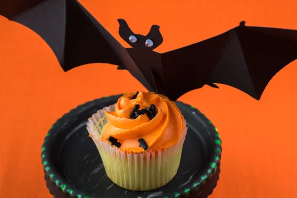 Halloween-Cupcake. — Stockfoto