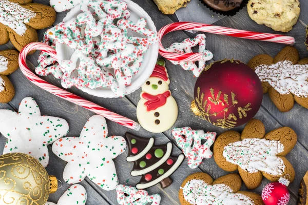 Surtido de galletas de Navidad . — Foto de Stock