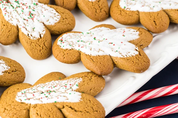 Galletas de jengibre de Navidad. — Foto de Stock