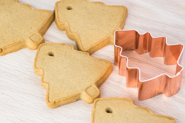 Gingerbread süsleme çerezleri. — Stok fotoğraf