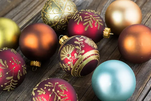 Christmas ball ornament för dekoration julgran. — Stockfoto