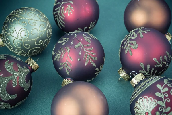 Świąteczne ozdoby do dekoracji choinki. Obraz Stockowy