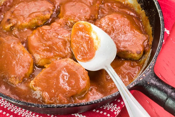 Pork tenderloin with adobo sauce. — Stock Photo, Image