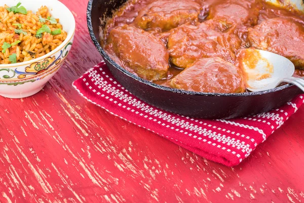 Pork tenderloin with adobo sauce. — Stock Photo, Image