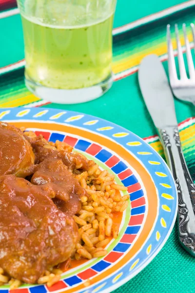 Pork tenderloin with adobo sauce. — Stock Photo, Image