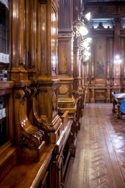 Buenos Aires, Arjantin 'de eski bir kütüphanenin içinde.