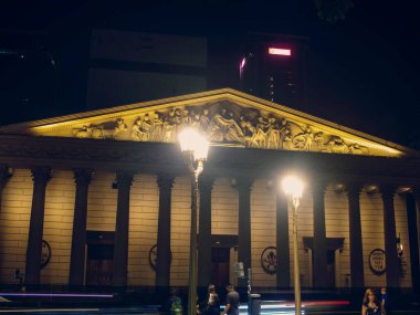 Yeni yılın gece manzarası.